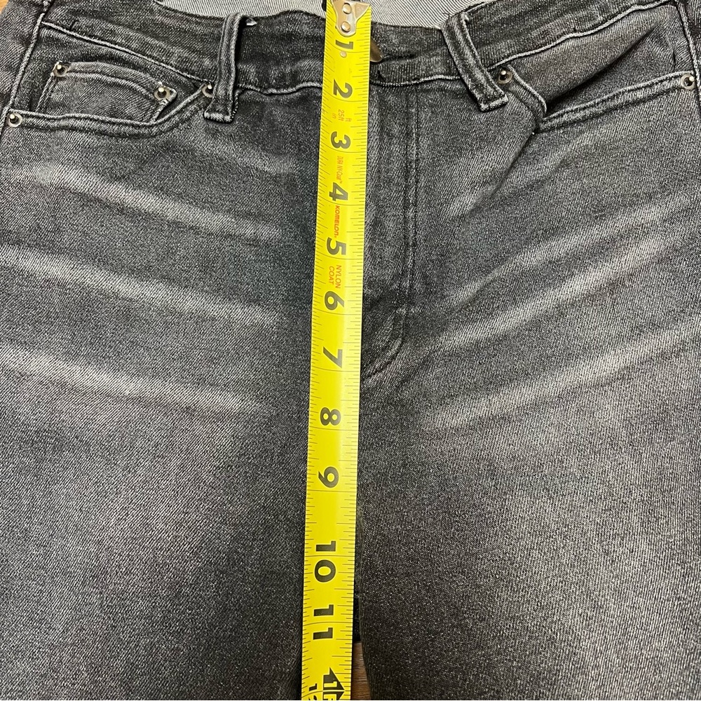 Prosperity Super High Rise Raw‎ Hem Jeans Black Size 29 Black Women’s - Picture 4 of 9